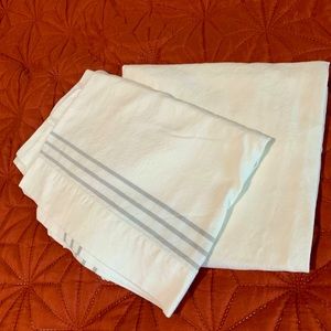 Threshold Curtains White and Gray